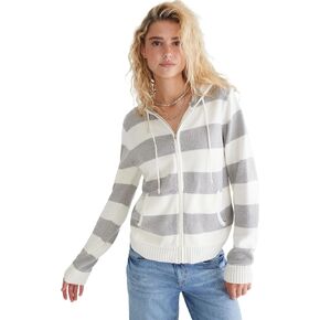 AEROPOSTALE Women's Long Sleeve Hooded Cardigan in Saudi Arabia
