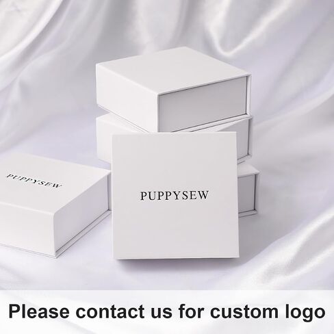 40pcs white magnetic boxes 9×9×3.5cm cardboard jewelry gift box, jewelry packaging, suitable for small business necklace ring bracelet earring display box in Saudi Arabia