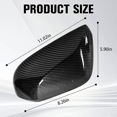 Side mirror covers compatible with Toyota Camry Accessories,Side Rearview Mirror Guard Cover compatible with Toyota Camry Accessories 2018-2025(Glossy Black) in Saudi Arabia