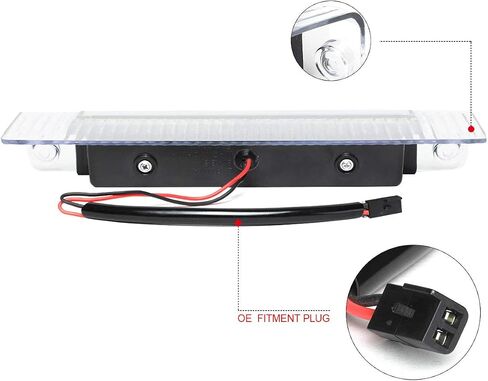 PM PERFORMOTOR LED 3rd Third Brake Light High Mount Stop Light Compatible with Chevy Express/GMC Savana 03-17,Chrome Housing/Clear Lens in Saudi Arabia