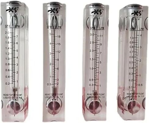 1/2 "BSPP ذكر 1/4" BSPP أنثى LZM-15Z تركيب لوحة مقياس تدفق الغاز السائل الأكريليك (1-10M3 PH، غاز) in Saudi Arabia