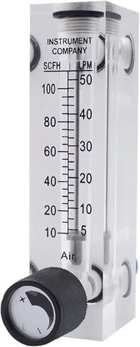 8mm Push To Connect Water Gas Air Float Flowmeter Panel Type Rotameter with Control Valve(Gas 5-30LPM) in Saudi Arabia