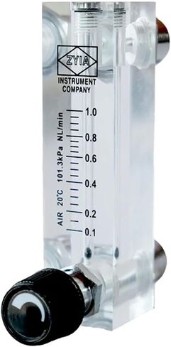 LZM-6T Face Plate Air Rotor Float Liquid Gas Flow meter G1/4" Internal Thread(2-10LPM Gas) in Saudi Arabia