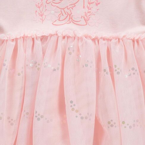 Disney Minnie Mouse Girls Dress - Fastasy Dress Up Playwear for Girls - Everyday Fashion Dress Gown with Tulle in Saudi Arabia