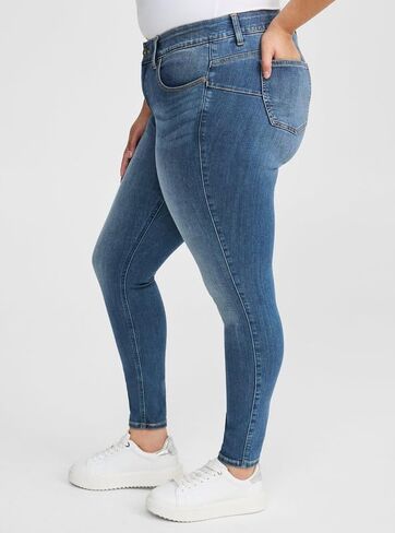 Torrid Women's Plus Size Jeans - Bombshell Skinny Premium Stretch High-Rise Jean in Saudi Arabia