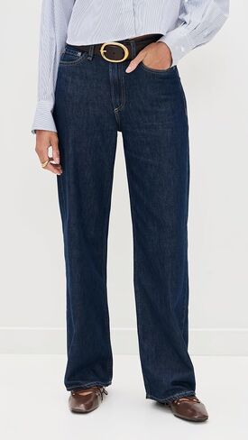 rag & bone Women's Featherweight Logan Wide Leg Jeans in Saudi Arabia