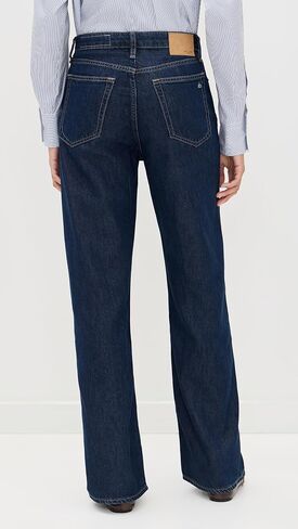 rag & bone Women's Featherweight Logan Wide Leg Jeans in Saudi Arabia