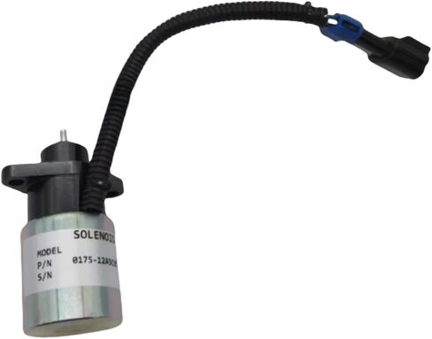 12V Stop Solenoid 0175-12A5C9S SA-4863-12 for Kubota Woodward Engine New Aftermarket Parts in Saudi Arabia