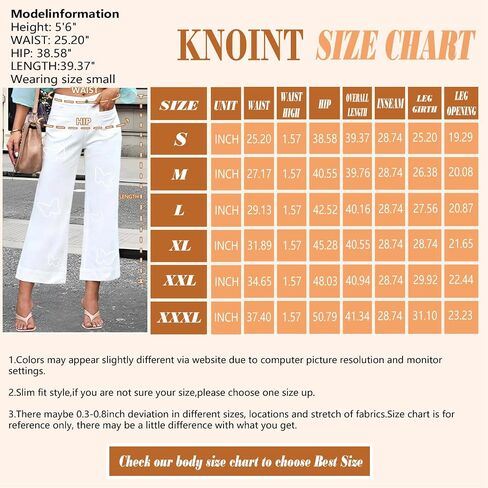 Women's Cropped Wide Leg Jeans Butterfly Straight High Waisted Baggy Flared Jeans Stretchy Trendy Petite Denim Pants in Saudi Arabia