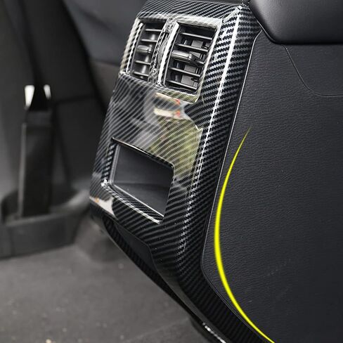 CTH for Mitsubishi Outlander 2022-2025 Center Gear Shift Knob Decorative Cover Car Accessories 1pc (Carbon Fiber Black) in Saudi Arabia