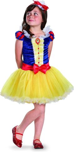 Disguise Snow White Prestige Tutu Costume (M 7-8) in Saudi Arabia