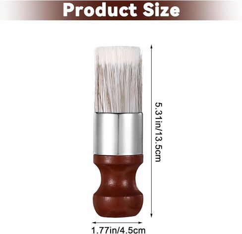 Salve Brush for Furniture, Wood Leather Furniture Cleaning Salve Brush, Wax Brushing Repair Tool for Home Leather Cleaning Maintenance, Gentle Polish in Saudi Arabia
