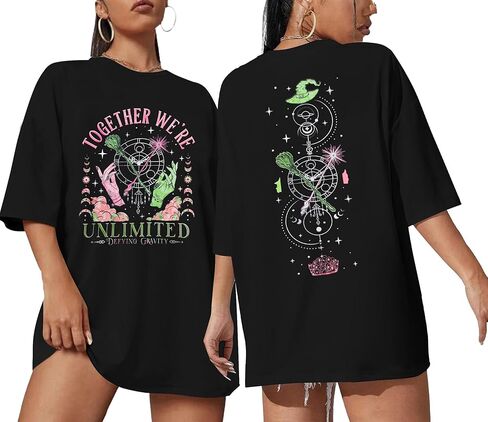 Musical Shirt for Women Witch Shirt Musical Movie Fan Gifts Tee Together We're Unlimited Casual Short Sleeve Tops in Saudi Arabia