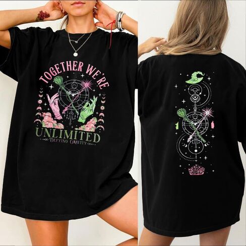 Musical Shirt for Women Witch Shirt Musical Movie Fan Gifts Tee Together We're Unlimited Casual Short Sleeve Tops in Saudi Arabia