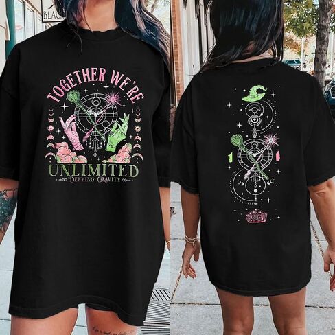 Musical Shirt for Women Witch Shirt Musical Movie Fan Gifts Tee Together We're Unlimited Casual Short Sleeve Tops in Saudi Arabia
