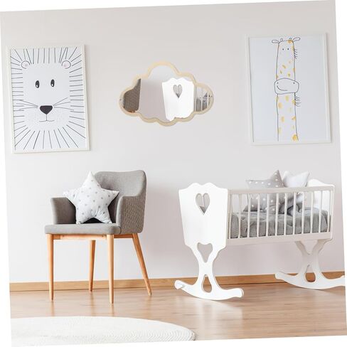 Mirror Cloud Wooden Mirror Nordic Decorative Shatterproof Wall Sticker Decoration in Saudi Arabia