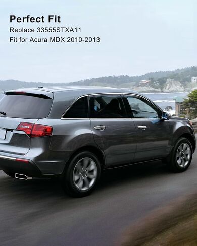 المصد الخلفي الأيسر للسائق عاكس الضوء مناسب لـ Acura MDX 2010 2011 2012 2013، استبدال المصباح العاكس 33555STXA11 in Kuwait