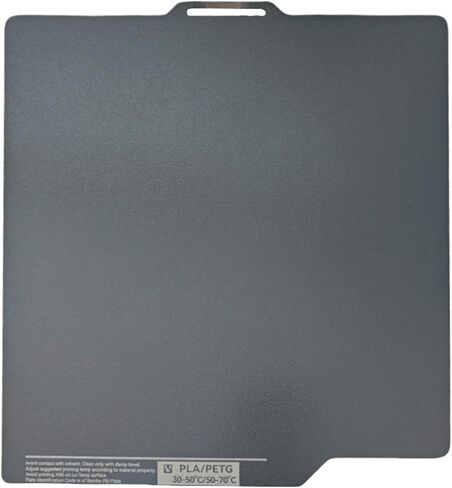 Panda Build Plate CryoGrip Pro Glacier Build Plate for Bambu Lab P1S P1P X1C X1E A1 3D Printers, Double-Sided Fine Textured Spring Steel Sheet, Firm Adhesion, 257x257mm in Saudi Arabia
