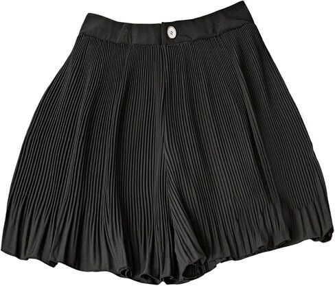 MakeMeChic Women's Pleated Ruffle Shorts Summer Wide Leg Flowy Dressy Shorts in Saudi Arabia