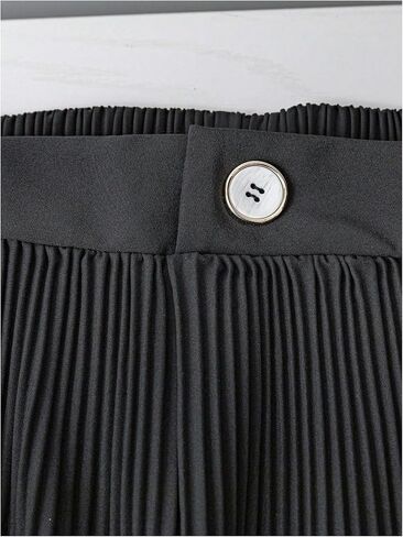 MakeMeChic Women's Pleated Ruffle Shorts Summer Wide Leg Flowy Dressy Shorts in Saudi Arabia
