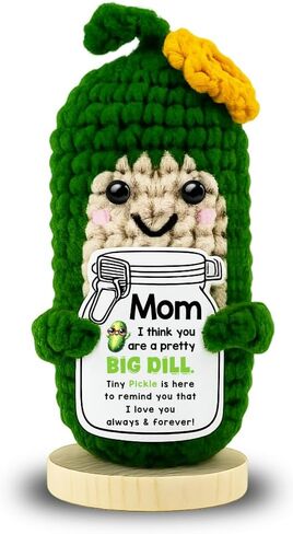 Love You Gifts for Him Her Boyfriend Girlfriend, Sweetest Day for Wife Husband Handmade Crochet Emotional Pickle Birthday Romantic I Love You Gift for Men Women Christmas in Saudi Arabia