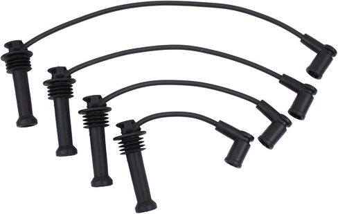 Ignition Coil and Spark Plug Wires Set for Ford Fiesta 1.6 2011-2019 in Kuwait
