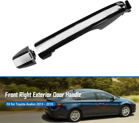 Exterior Door Handle Front Right Fit for Toyota Avalon 2013-2018 Chrome Plating in Kuwait