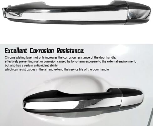Exterior Door Handle Front Right Fit for Toyota Avalon 2013-2018 Chrome Plating in Kuwait
