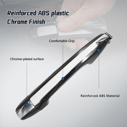 Exterior Door Handle Front Right Fit for Toyota Avalon 2013-2018 Chrome Plating in Kuwait