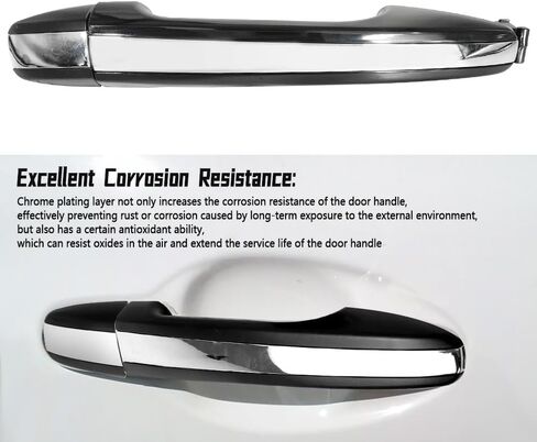 Exterior Door Handle Front Right Fit for Toyota Avalon 2013-2018 Chrome Plating in Kuwait