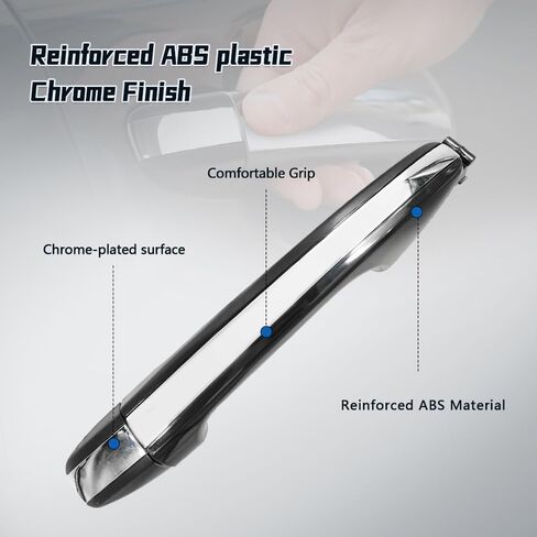 Exterior Door Handle Front Right Fit for Toyota Avalon 2013-2018 Chrome Plating in Kuwait