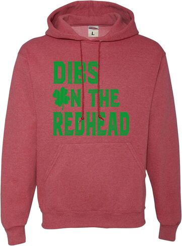 Go All Out Dibs On The Redhead Funny St. Patrick's Day Mens Women Sweatshirt Hoodie in Saudi Arabia