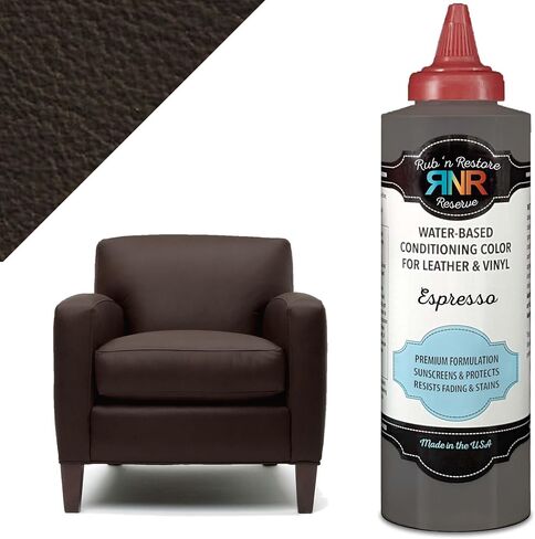 Rub 'n Restore® Reserve - Premium Vinyl & Leather Paint - Conditioning Color for Furniture, Auto, Boat - Restore, Recolor, Sunscreen & Protect - Made in the USA - 8 oz (Marine White) in Saudi Arabia