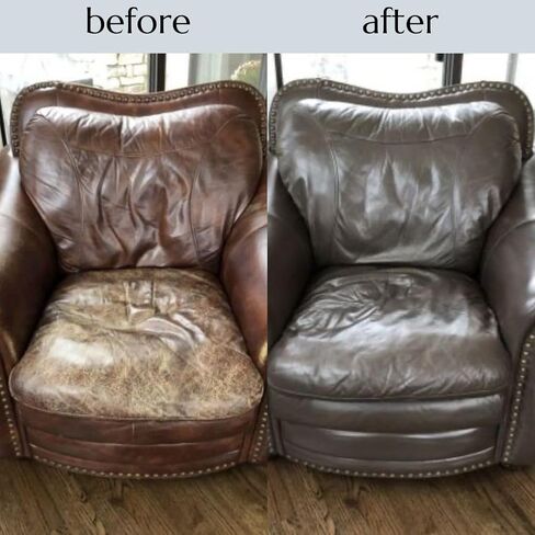 Rub 'n Restore® Reserve - Premium Vinyl & Leather Paint - Conditioning Color for Furniture, Auto, Boat - Restore, Recolor, Sunscreen & Protect - Made in the USA - 8 oz (Marine White) in Saudi Arabia