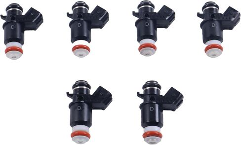 6 Pcs Fuel Injectors 16450-MCA-013 Compatible with Honda Goldwing 1800 GL1800 2001-2005 Honda Goldwing 1800 GL1800 ABS 2001-2005 in Saudi Arabia
