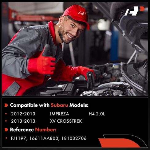 A-Premium Set of 4 Fuel Injectors Compatible with Subaru Impreza 2012-2013 2.0L, XV Crosstrek 2013 in Saudi Arabia
