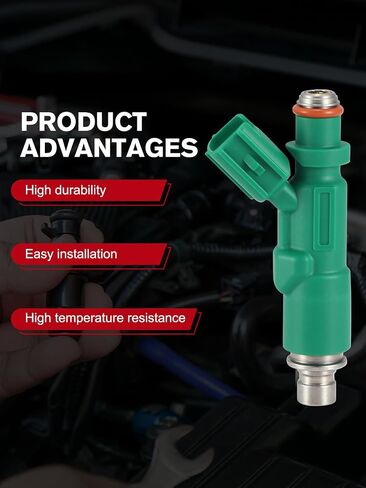 FJ343 Fuel Injectors 4PCS 1.5L Only For Scion xA xB 2004 2005 2006, For Toyota Echo 2000 2001 2002 2003 2004 2005, Prius 2001 2002 2003 2004 2005 2006 2007 2008 2009,2320921020 23250-21020 in Saudi Arabia