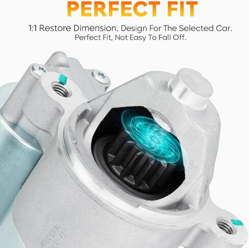 Starter for Ford Taurus 2000-2007 V6 3.0L, for Mercury Sable 2000-2005 GS V6 3.0L, 2000-2002 LS 3.0L V6, SFD0041 410-14052 336-1934 6642 SA887 in Saudi Arabia
