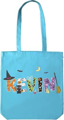 Personalized Halloween Tote Bag, Halloween Gift Bags, Halloween Tote Bag, Custom Tote Bag, Fall Tote Bag, Halloween Party Bags, Vintage Halloween Tote Bag in Saudi Arabia