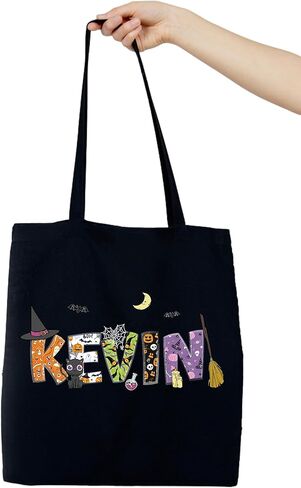 Personalized Halloween Tote Bag, Halloween Gift Bags, Halloween Tote Bag, Custom Tote Bag, Fall Tote Bag, Halloween Party Bags, Vintage Halloween Tote Bag in Saudi Arabia