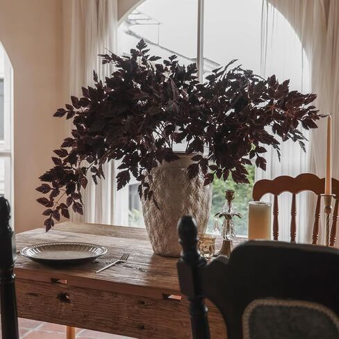 Misspin الاصطناعي سقوط شجرة البلوط ينبع 8 قطع، زينة الخريف للداخلية في الهواء الطلق عيد الهالوين عيد الشكر ترتيب مزرعة الزينة للباب الأمامي الزفاف المركزية في الخريف in Kuwait