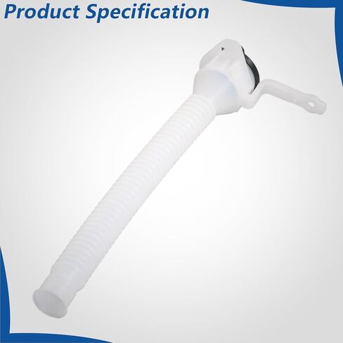 WFLNHB Plastic Windshield Washer Fluid Reservoir Tank with Motor Sensor Hole and Tube White Replacement for RAV4 2013-2018 85315-0R030 in Saudi Arabia