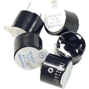 10pcs 5v Active Buzzer/Passive Buzzer Magnetic Long Continous Beep Tone Alarm Ringer 12mm MINI Active Piezo Buzzers(10pcs Passive Buzzer) in Saudi Arabia