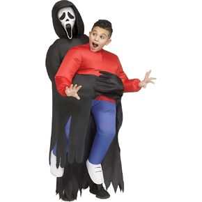 Spirit Halloween Kids Ghost Face Carrying Inflatable Costume in Kuwait