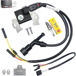 30500-Z5T-003 30500-Z5T-004 for Honda GX390 Ignition Coil – 4-Prong Module with Wire Harness 32110-Z5K-000 (Recoil-Start) & 32110-Z5K-810 (Electric-Start) – Includes NGK BPR5ES Spark Plug in Saudi Arabia