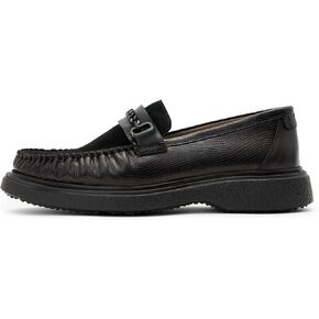 Men's Gibbs Leather Chain Loafers Shoes in Kuwait
