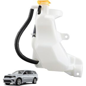Engine Radiator Overflow Coolant Reservoir Tank with Cap Compatible with 2011-2024 Dodge Durango Jeep Grand Cherokee V6 3.6L V8 5.7L Replaces 603-630 603630 5165708AA 68080551AA 68251851AA in Saudi Arabia