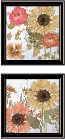 Trendy Decor 4U VSO886-779BG Earth to Petals Collection Wall Art By Sophie 6 - Farmhouse Floral in Saudi Arabia