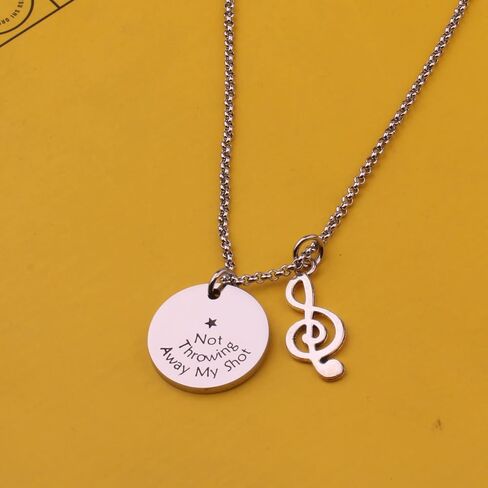 Hamilton Keychain Broadway Musical Gift Not Throwing Away My Shot Quote Jewelry in Saudi Arabia