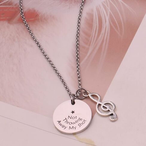 Hamilton Keychain Broadway Musical Gift Not Throwing Away My Shot Quote Jewelry in Saudi Arabia